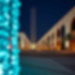 Contemporary art installations at Alserkal Avenue