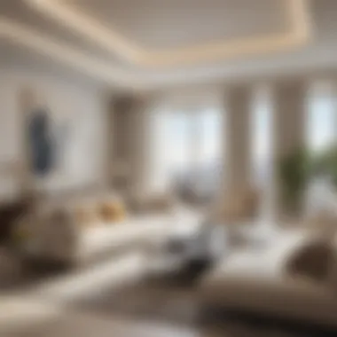 Modern Interiors: The Essence of Dubai Apartment Living Modern apartment interior showcasing design and comfort