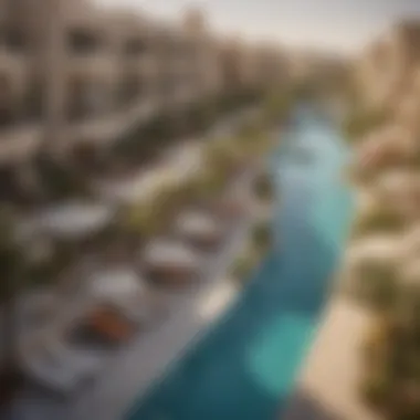 Neighborhood Life: Amenities That Define Dubai Rentals Vibrant neighborhood in Dubai with amenities