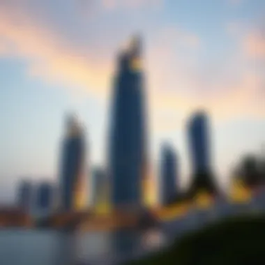 The Etihad Towers representing modern luxury and innovation