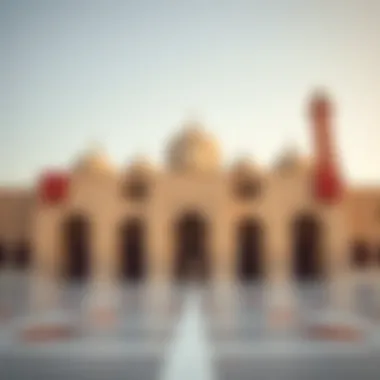 The Qasr Al Watan with its regal architecture and historical significance