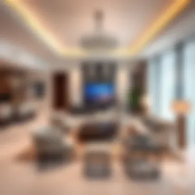 Luxurious interior of a high-end property in Dubai