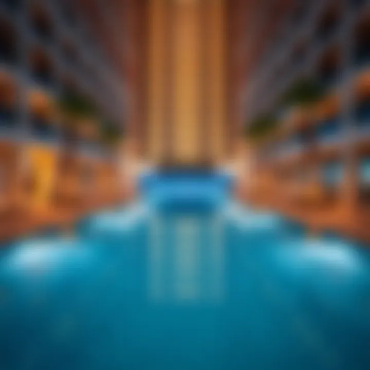 Resort-style amenities at Beach Rotana Residence, featuring a stunning pool area