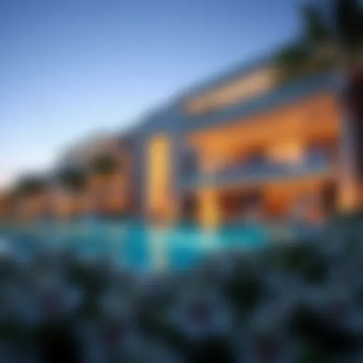 Stunning exterior view of Beach Rotana Residence showcasing modern architecture