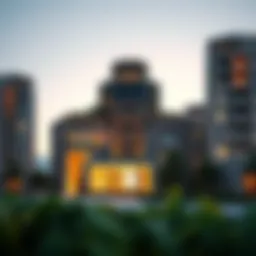 A stunning architectural rendering of a Ben Ghatty project