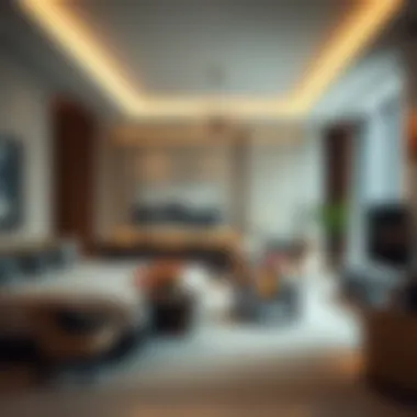 Luxurious interior design of a residence in Binary by Omniyat