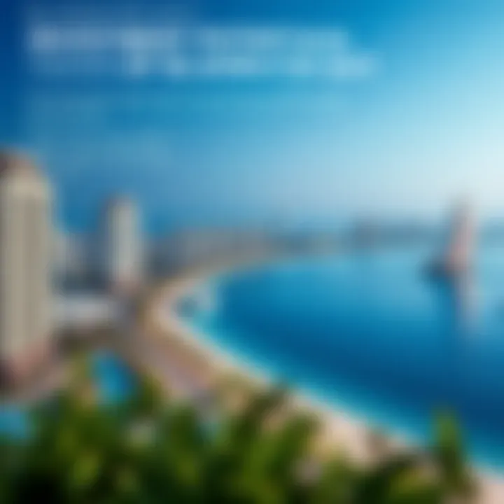 Infographic illustrating the investment potential and market trends of Bluewater Bay