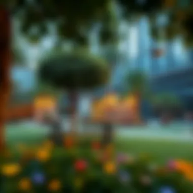 Lush green spaces and leisure areas within Brookfield Place