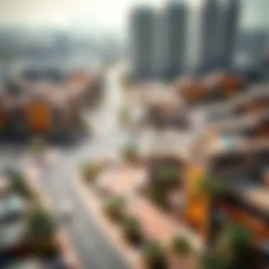 Visualization of residential areas within CBD 8 highlighting livability