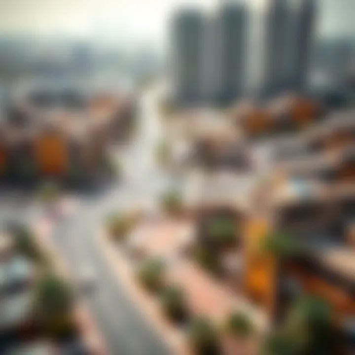 Visualization of residential areas within CBD 8 highlighting livability