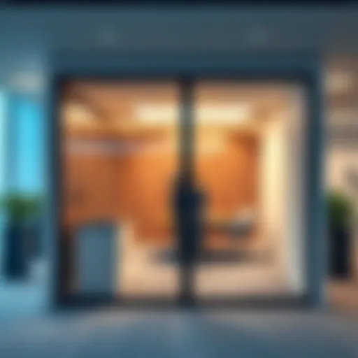 Innovative Closed Partition Solutions for Offices Modern closed partition design in an office space