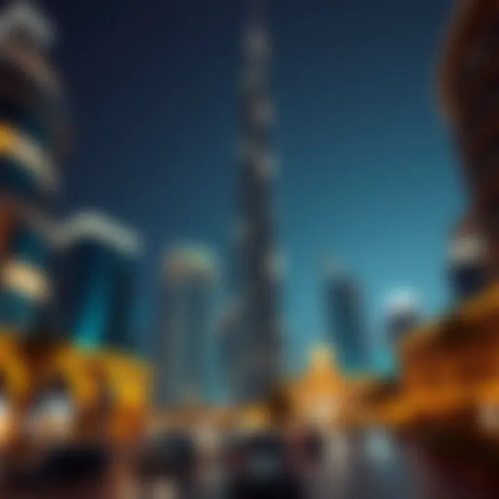 Architectural marvels of Dubai including Burj Khalifa