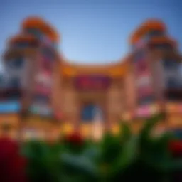 Majestic view of Dubai Festival and City Mall's exterior