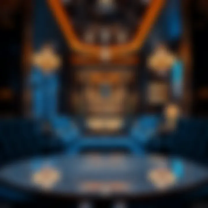 Luxurious lounge setting with elegant decor