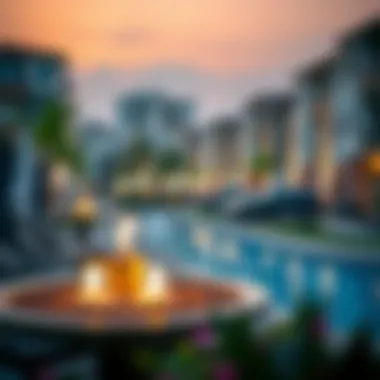 A vibrant community environment reflecting lifestyle amenities in Ellington Properties