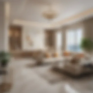 Luxurious Apartment Interiors Interior design of a luxury apartment in Escan Marina Tower