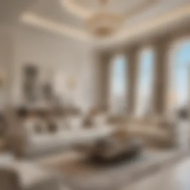 Luxurious Living Space Luxurious living room in an executive residence