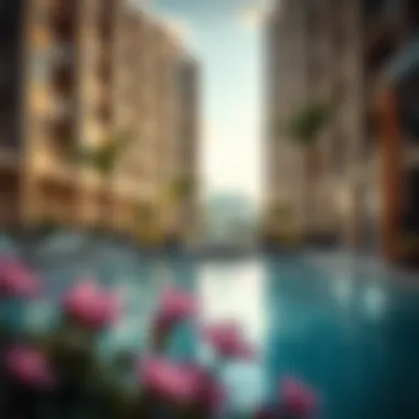 Luxurious Amenities at Hyatt Creek Heights Luxurious amenities available at Hyatt Creek Heights including pools and gardens