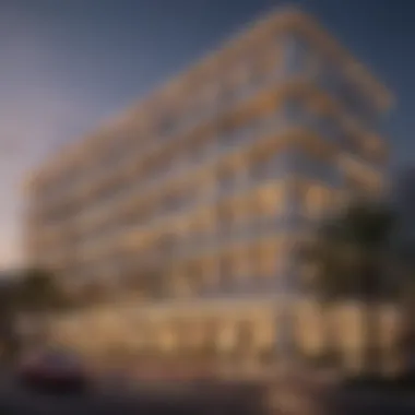 Stunning Exterior of Icon Deluxe Hotel Apartments Luxurious view of the Icon Deluxe Hotel Apartments exterior