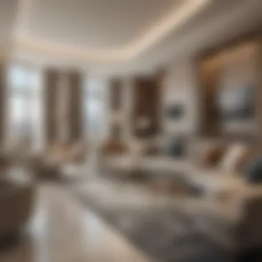 Sophisticated Interior Amenities at Icon Deluxe Elegant interior showcasing amenities of Icon Deluxe Hotel Apartments