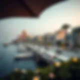 Lush waterfront view of كورنيش جميرا showcasing stunning architecture