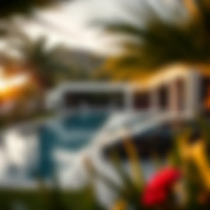 Private Oasis: Luxury Amenities of Lamborghini Villas Exclusive Lamborghini Villa with a private pool and landscaped gardens