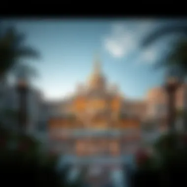 Leebach Palace represented in a stunning artistic rendering