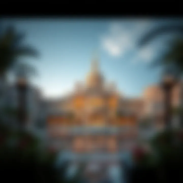 Leebach Palace represented in a stunning artistic rendering