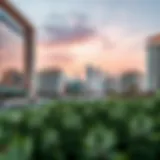 Stunning skyline view of Muwaileh showcasing modern architecture