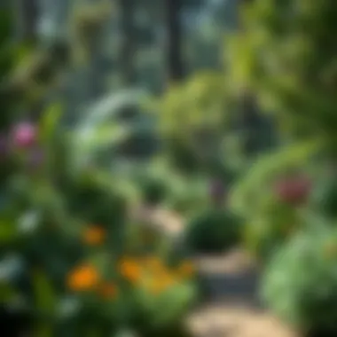 Diverse Flora and Fauna Ecological diversity showcased in the forest