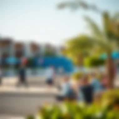 Vibrant Community Life at Plaje Dubai Recreational amenities at Plaje Dubai, showcasing vibrant community life
