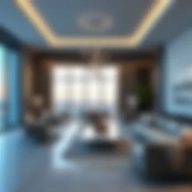 Elegant interior of a platinum property