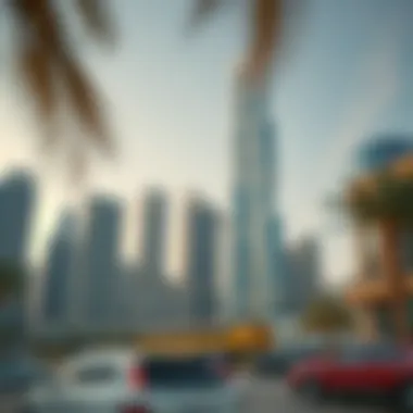 Luxurious high-rise building in Dubai