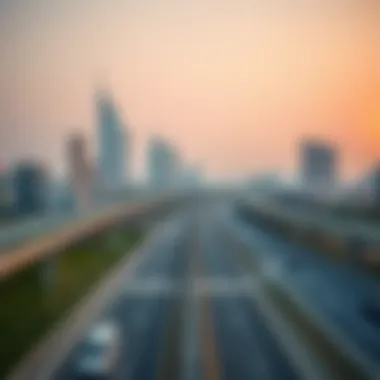 Modern infrastructure showcasing the road networks in مصفح الشعبية شرق 12