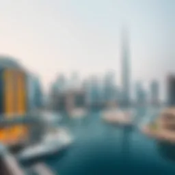 Dubai skyline showcasing luxury real estate