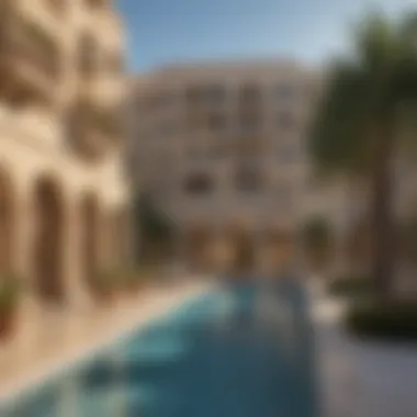 Lavish Amenities in Al Waleed Apartments Luxurious amenities in Al Waleed apartment complex