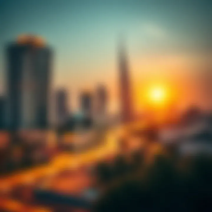 Graph depicting rental market trends in Dubai