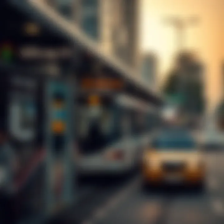 Public transportation options near Burjuman Station