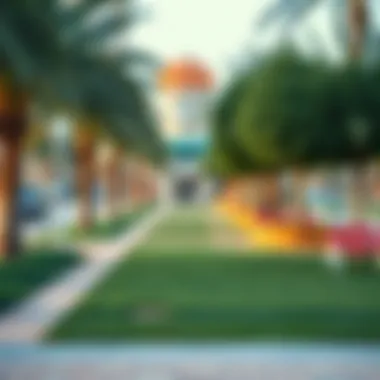 Vibrant Community Park in Al Quoz Community park in Al Quoz