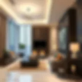 Modern flat interior design in Al Quoz