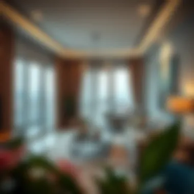 A cozy rental apartment in Discovery Gardens with modern furnishings