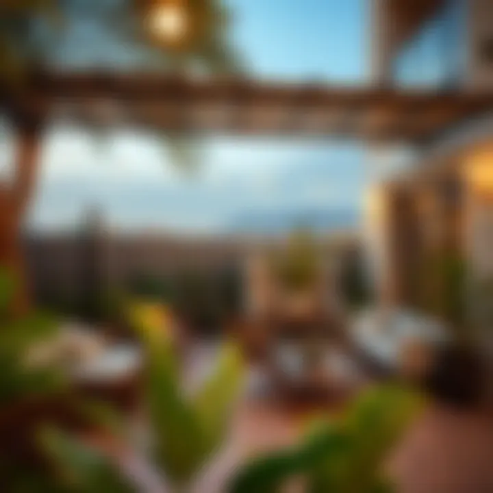 Outdoor Space for Relaxation in Karama A vibrant outdoor space in Karama, perfect for relaxation and socializing.