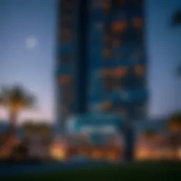 Safa Tower Two exterior showcasing contemporary architecture