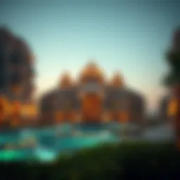 Spectacular view of Samana Barari's architectural design