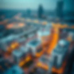 Aerial view of Studio Al Khaleej showcasing its modern architectural design