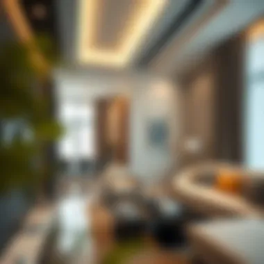 Interior design of a residential unit at Studio Al Khaleej