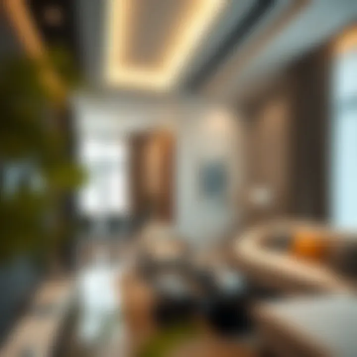 Interior design of a residential unit at Studio Al Khaleej