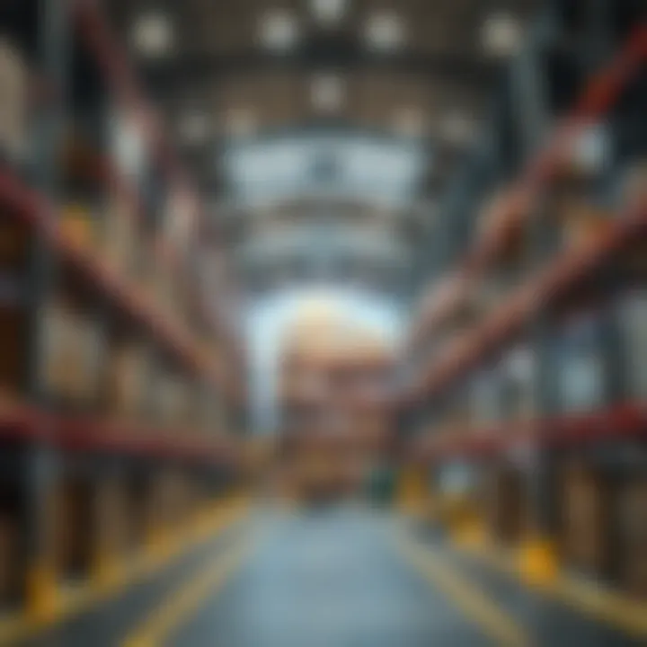 Interior layout of the Dutco Tennant Warehouse highlighting its operational efficiency