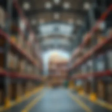 Operational Efficiency Inside Dutco Tennant Warehouse Interior layout of the Dutco Tennant Warehouse highlighting its operational efficiency