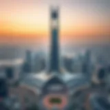 Aerial view showcasing the impressive structure of X3 Tower amidst the JLT skyline